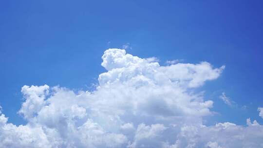 夏日天空延时天空云朵唯美夏天蓝天白云飘飘