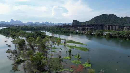 桂林山水城市风光