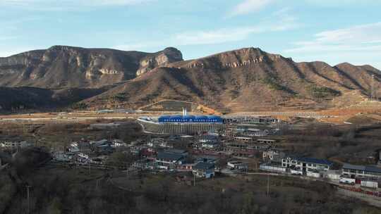 大山 山区 风景 高山 建筑