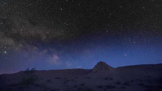 宁夏古长城星空延时