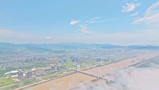 【合集】舟山市港岛大桥航拍