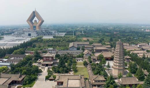 法门寺合十舍利塔、真身宝塔