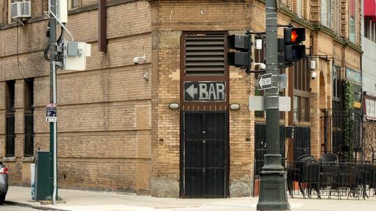 底特律的破旧酒吧视频素材模板下载