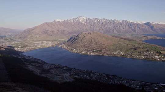 新西兰，峡湾，山脉，风景