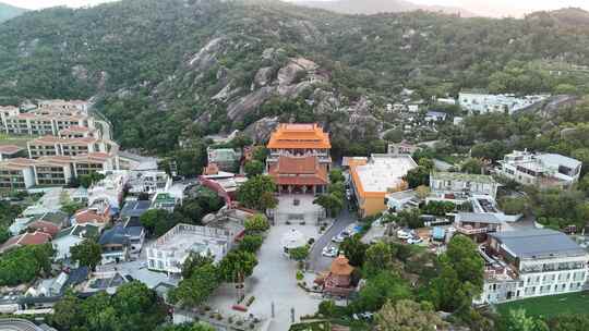 福建厦门太清宫航拍