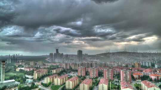 8k暴风雨来临震撼场景