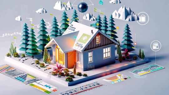 智能住宅科技生活 未来家居家居自动化智能