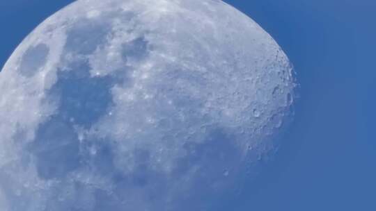月亮月球表面特写