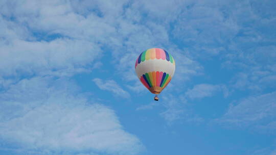 腾冲火山公园热气球视频素材模板下载