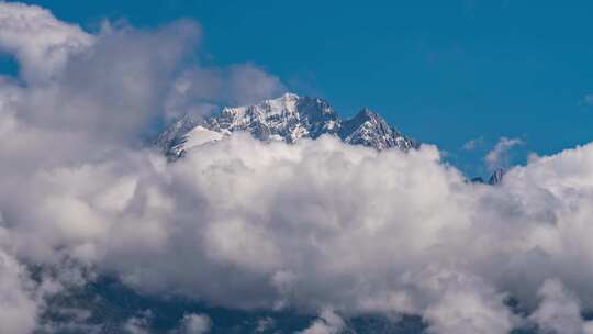 玉龙雪山延时视频