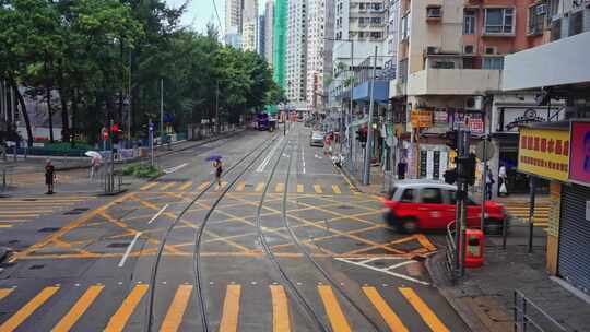 【正版素材】香港城市街道