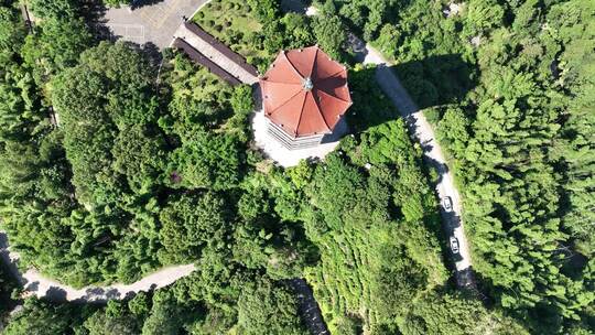 福建省宁德市蕉城区塔山公园航拍视频素材模板下载