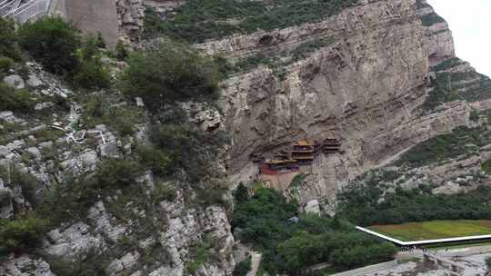 大同悬空寺航拍