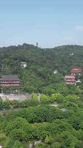 竖版视频湖北鄂州市西山风景区古灵泉寺