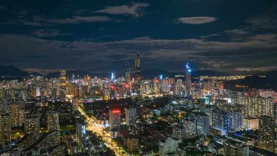 深圳罗湖地王大厦京基夜景延时