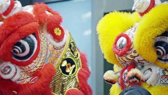 开业舞狮醒狮表演