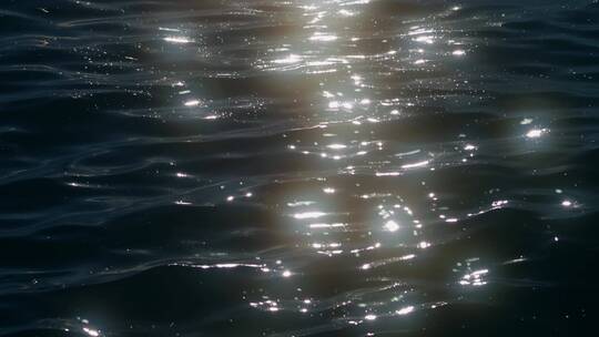 洱海湖面波光粼粼落日星芒海鸥飞过唯美浪漫