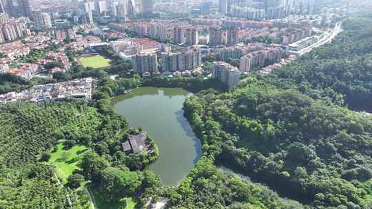 东莞黄旗山公园航拍