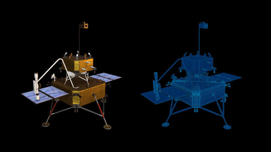 嫦娥五号模型(素材包：视频+工程）