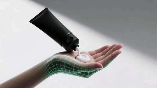 洗面奶 洁面乳广告素材