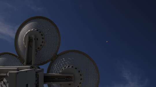 气象雷达追踪探空气球视频素材模板下载