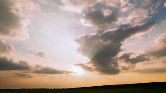 夕阳 晚霞 天空 治愈系 黄昏 唯美