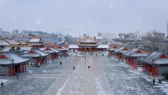 沈阳一宫两陵 冬天雪景
