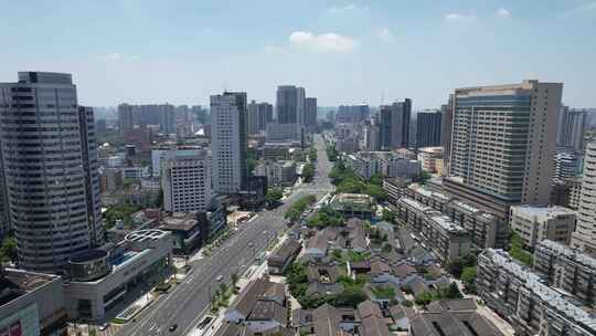 江苏常州城市宣传风光地标建筑航拍视频素材模板下载