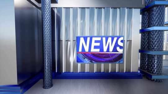 新闻演播室场景