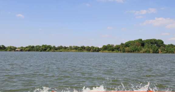 苏州镇湖太湖湿地公园美丽风景