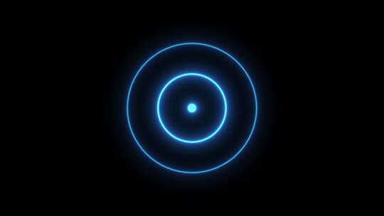 蓝色雷达扫描信号无线电