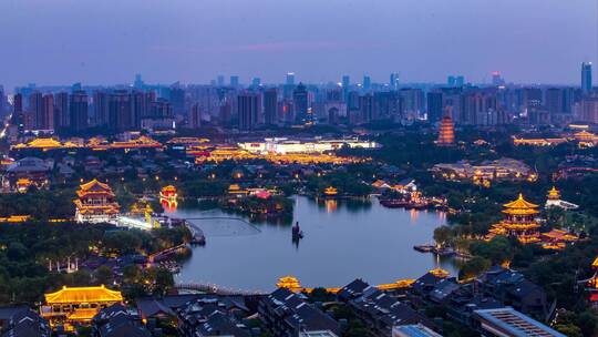 西安大唐芙蓉园夜景