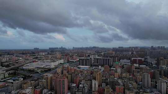 汕头城市风景航拍