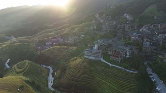 中国广西桂林市龙胜各族自治县龙脊梯田