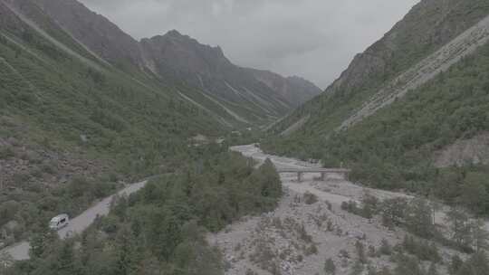 西藏察隅县大山航拍