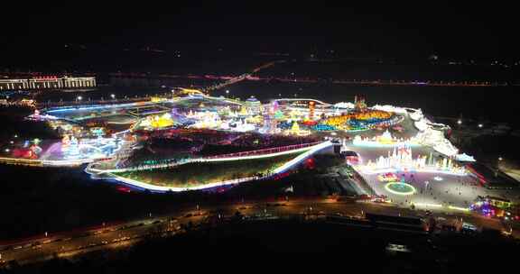 长春冰雪新天地夜景