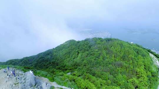 深圳梧桐山自然风光航拍视频