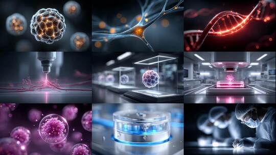 探索基因微观疫苗研发前沿高清在线视频素材下载