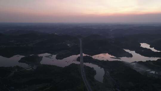 四川遂西高速赤城湖大桥