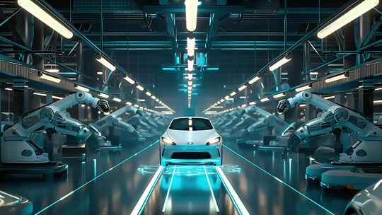 新能源汽车智能生产线新质生产力车间