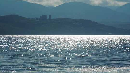 大理洱海湖岸风景视频素材模板下载