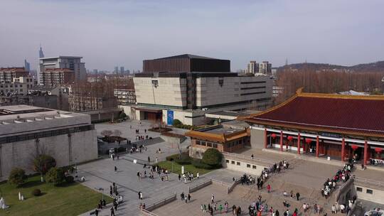 南京博物院航拍视频素材模板下载