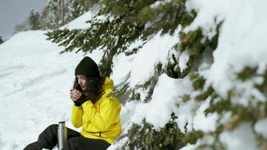 自由式滑雪 冬天