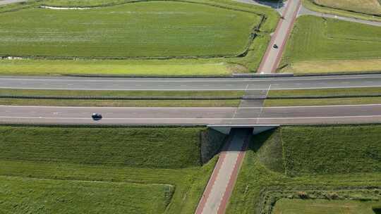 道路景观场夏季