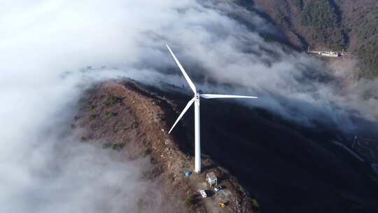 湖北九宫山壮观云海航拍