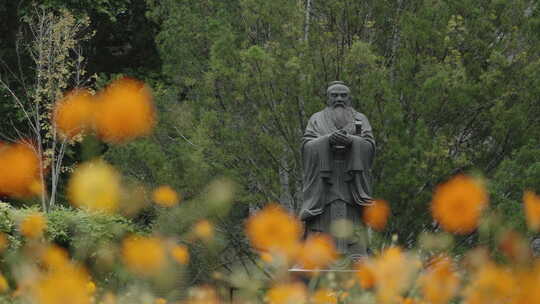 北京师范大学孔子圣像雕塑运镜