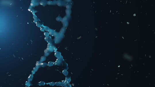 DNA螺旋数据科研动画