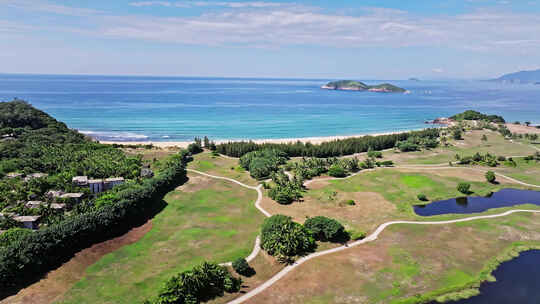 海南万宁石梅湾加井岛 海边住宅别墅区