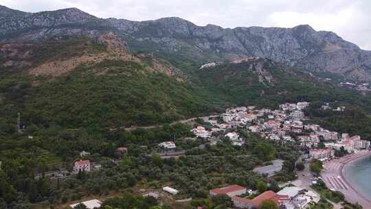 黑山，海岸线，海滩，海岸