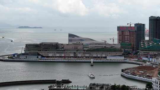 建设中的深圳南山蛇口港